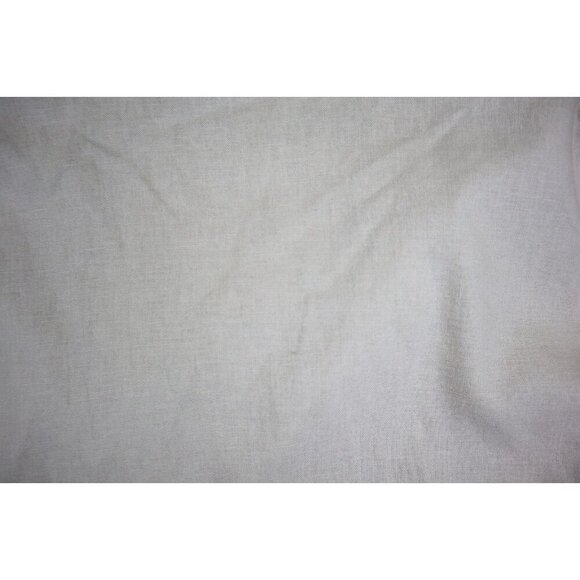 CLASSIC ELEMENTS - WOMEN'S BEIGE LINEN BLEND SHORT SLEEVE BUTTON-UP TOP - SIZE M - Picture 13 of 13